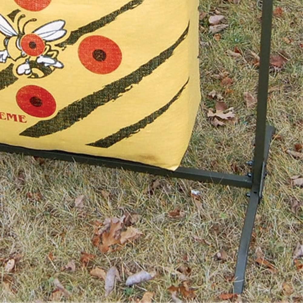 HME Products Bowhunting Archery Indoor/Outdoor Range Practice Shooting 30 Inch Bag Holder Target Stand with Stabilizer Pin and Raised Leg Design, 4 Pack