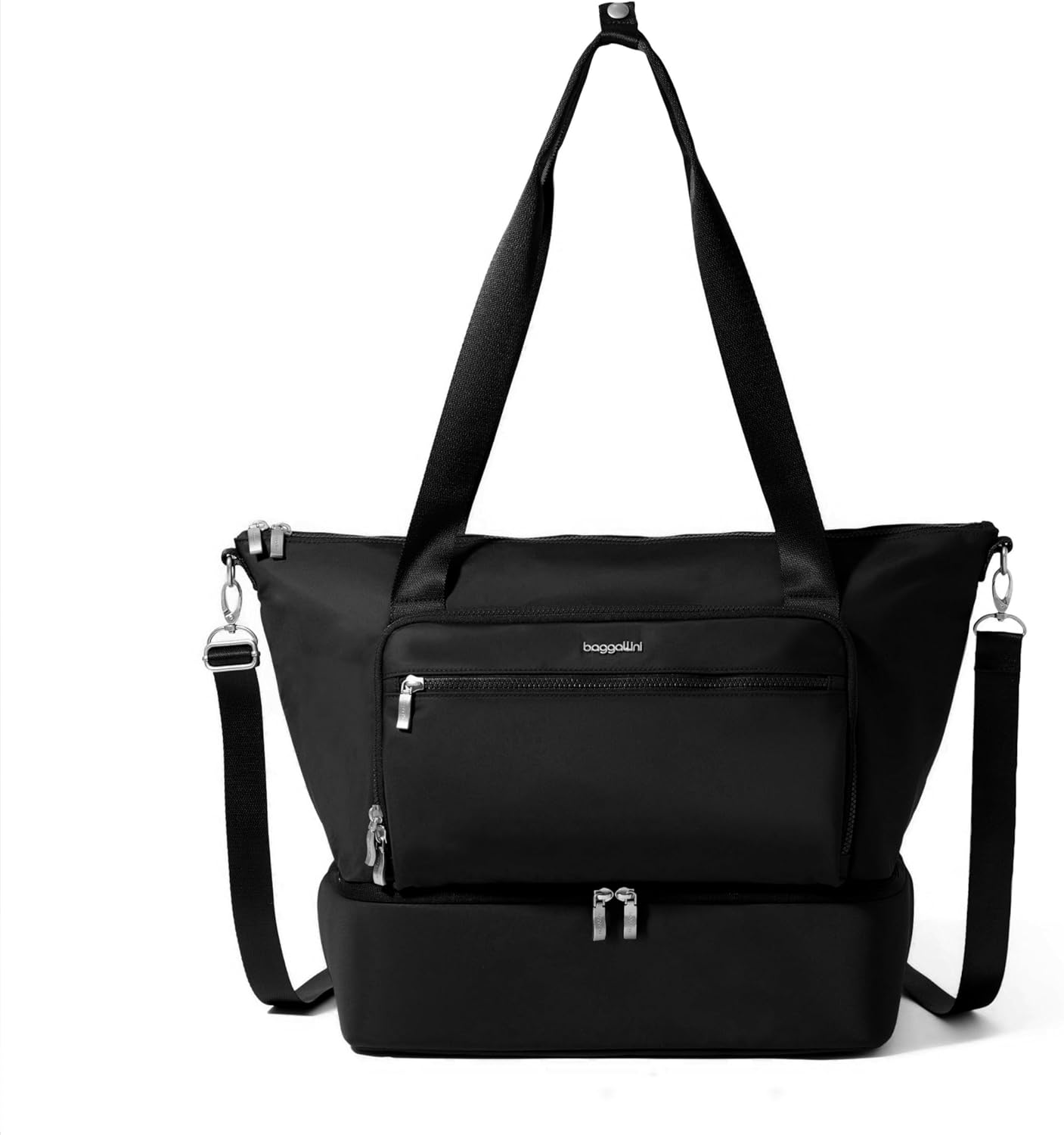 Baggallini Women's Park Ave Overnight Lightweight 14"x20" Travel Essential Weekender Tote Bag