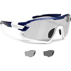 Deporvillage Gafas Ciclismo BERTONI Gafas Ciclismo Running MTB Esquí Tennis Padel Polarizadas Fotocromaticas mod. Quasar