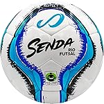 SENDA Rio Match Futsal Ball, Fair Trade Certified, Blue/Black, Size 3 (Ages 8-12)