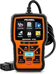 FOXWELL NT301 Scanner Automotivo OBD2 Verifique a luz do Motor Dados ao Vivo Diagnóstico de Obdii Mecânico Profissional Ferramenta de Leitor de Código