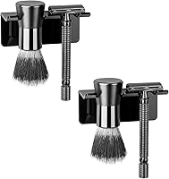 Vista 7 de LUEXBOX 2 soportes acrílicos de afeitar para pared de ducha, autoadhesivo, impermeable, para baño, compatible con Fusion 5 Proglide, Mach 3 Classic