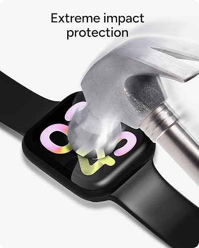 Miniatura 5 de ZAGG Invisbleshield Glass Fusion+ - Cristal híbrido de ingeniería - Protector de pantalla - Hecho para Apple Watch SE 3/6/SE (2020)/ 5/4 (1.575 in)