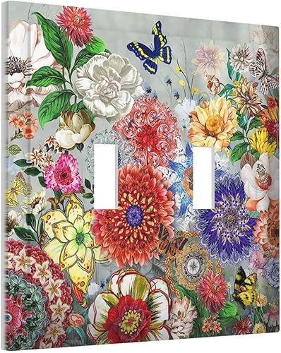 Miniatura 84 de Puerta de castillo de madera de mediados de siglo, estilo griego, cubierta de interruptor de luz de palanca individual, placa decorativa de pared