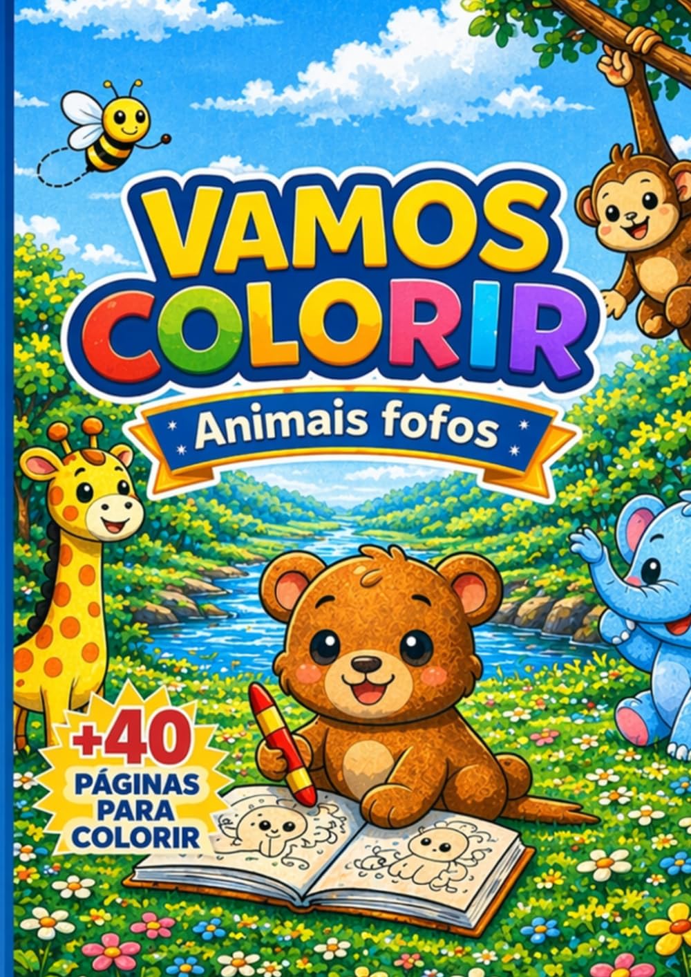 VAMOS COLORIR: Animais fofos
