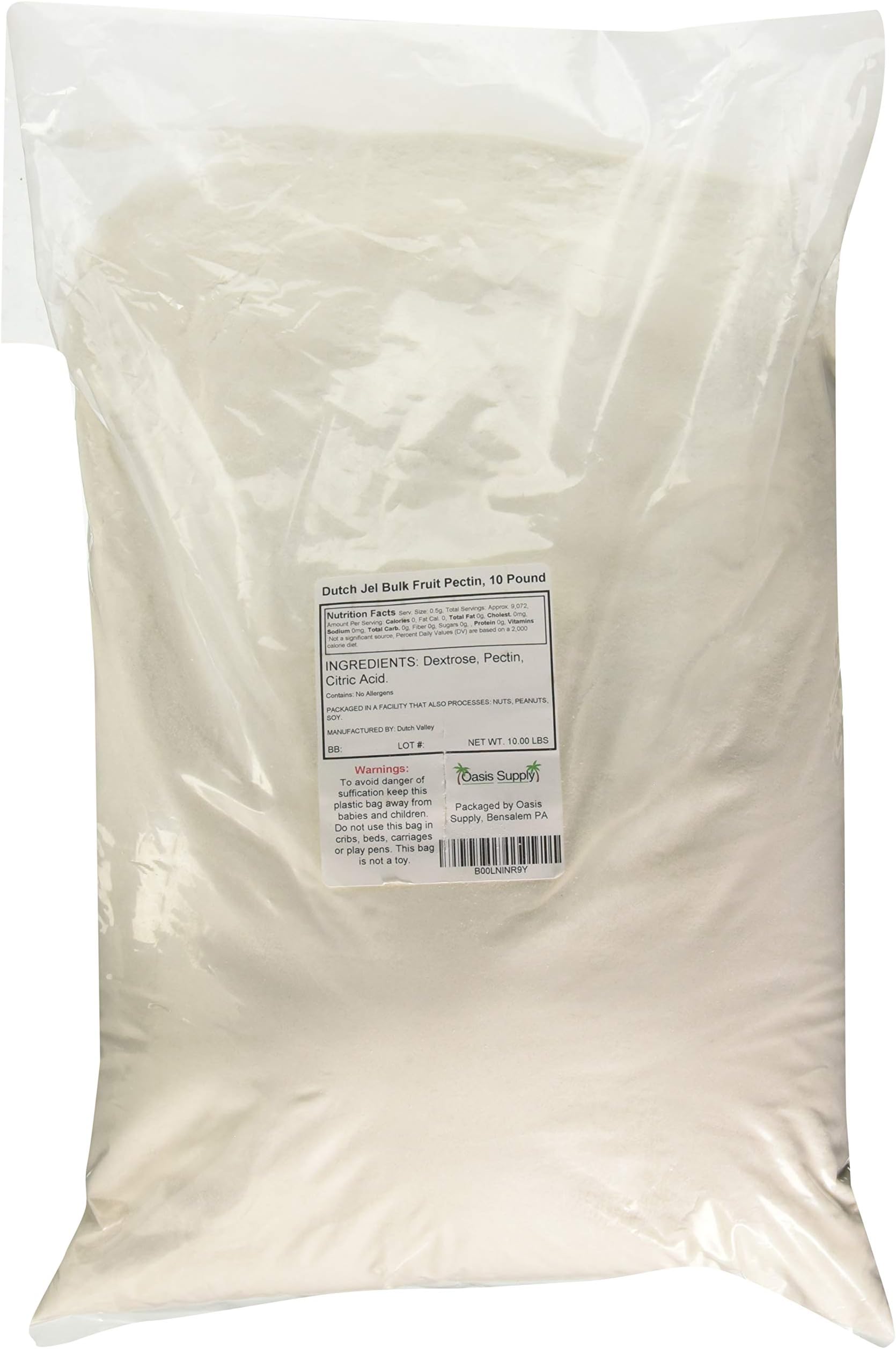 Dutch Jel Bulk Fruit Pectin, 10 Pound