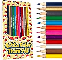 Vista 10 de Lápices de colores de superhéroes – Juego de 12 lápices de parodia con temática de superhéroes con referencias inteligentes con sello de papel