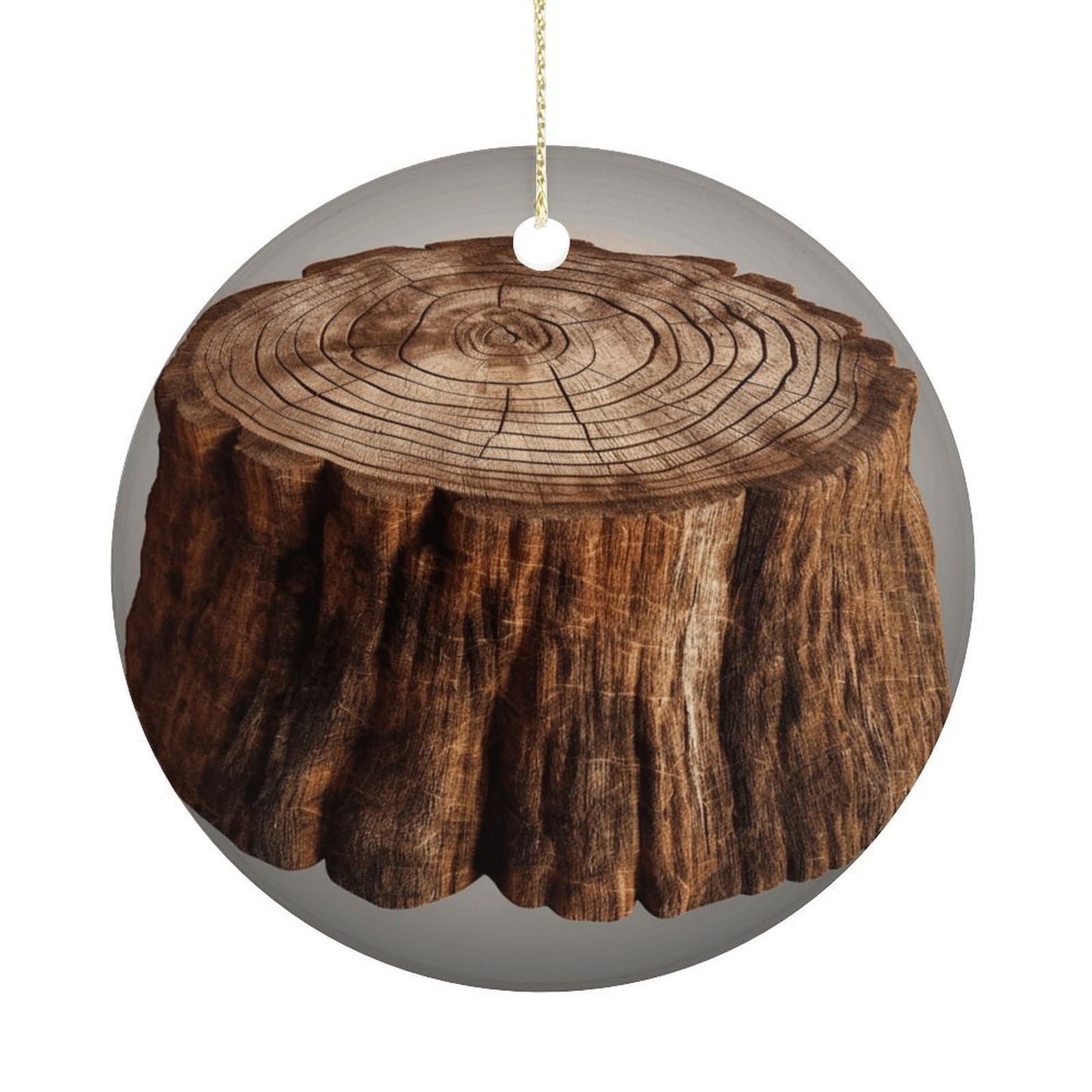 Adfgyerh Women's Style Stump Of Oak Tree Hanging Ceramic Ornaments, Christmas Tree Decorations, Funny Home Decor Gifts For Sisters & Work Best Friends