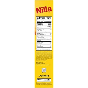 NILLA Wafers Cookies, Vanilla Wafers, Family Size, 15 oz