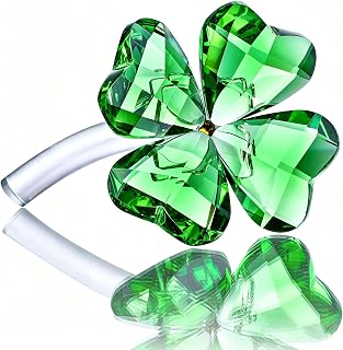 Crystal Four Leaf Clover Figurine