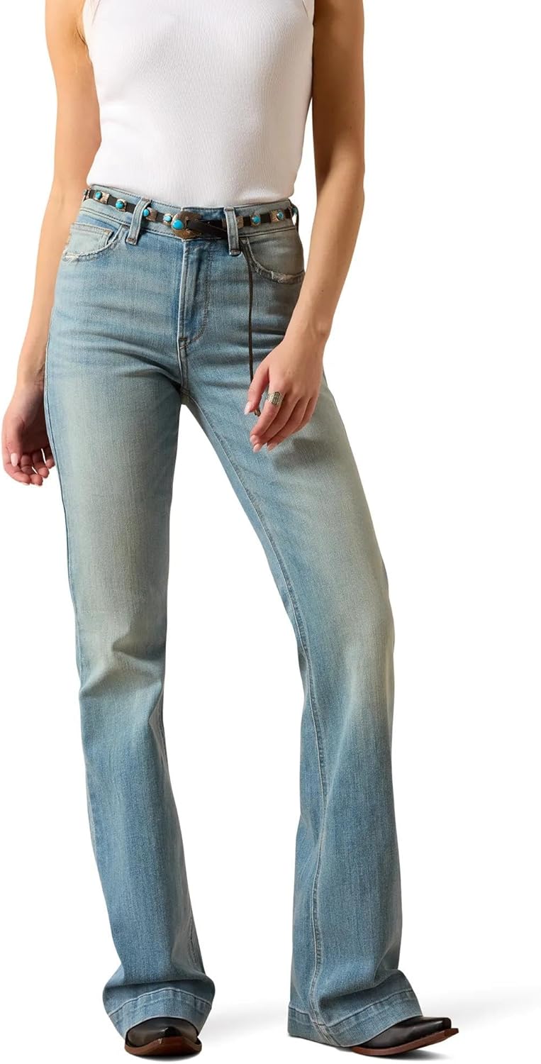 ARIAT Women's High Rise Marnie Slim Trouser Jeans