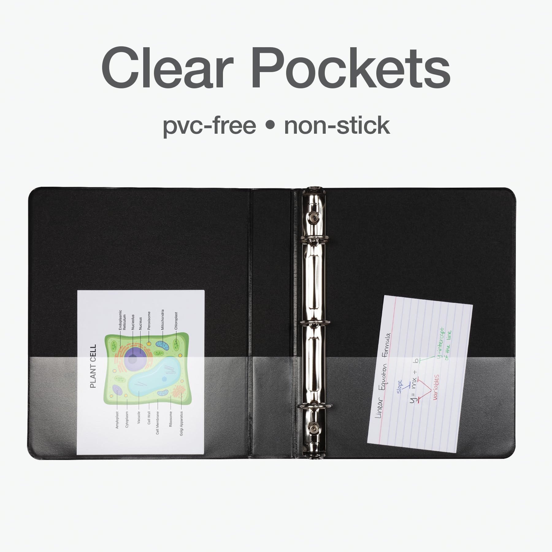 Oxford Mini View Binders 1 Round Rings Small Binders for School or Office Holds A5 Size Paper 2 — view 4