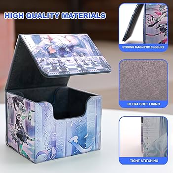 Amazon.com: sabermaster Card Deck Box Fits for YGO MTG,100+ Card