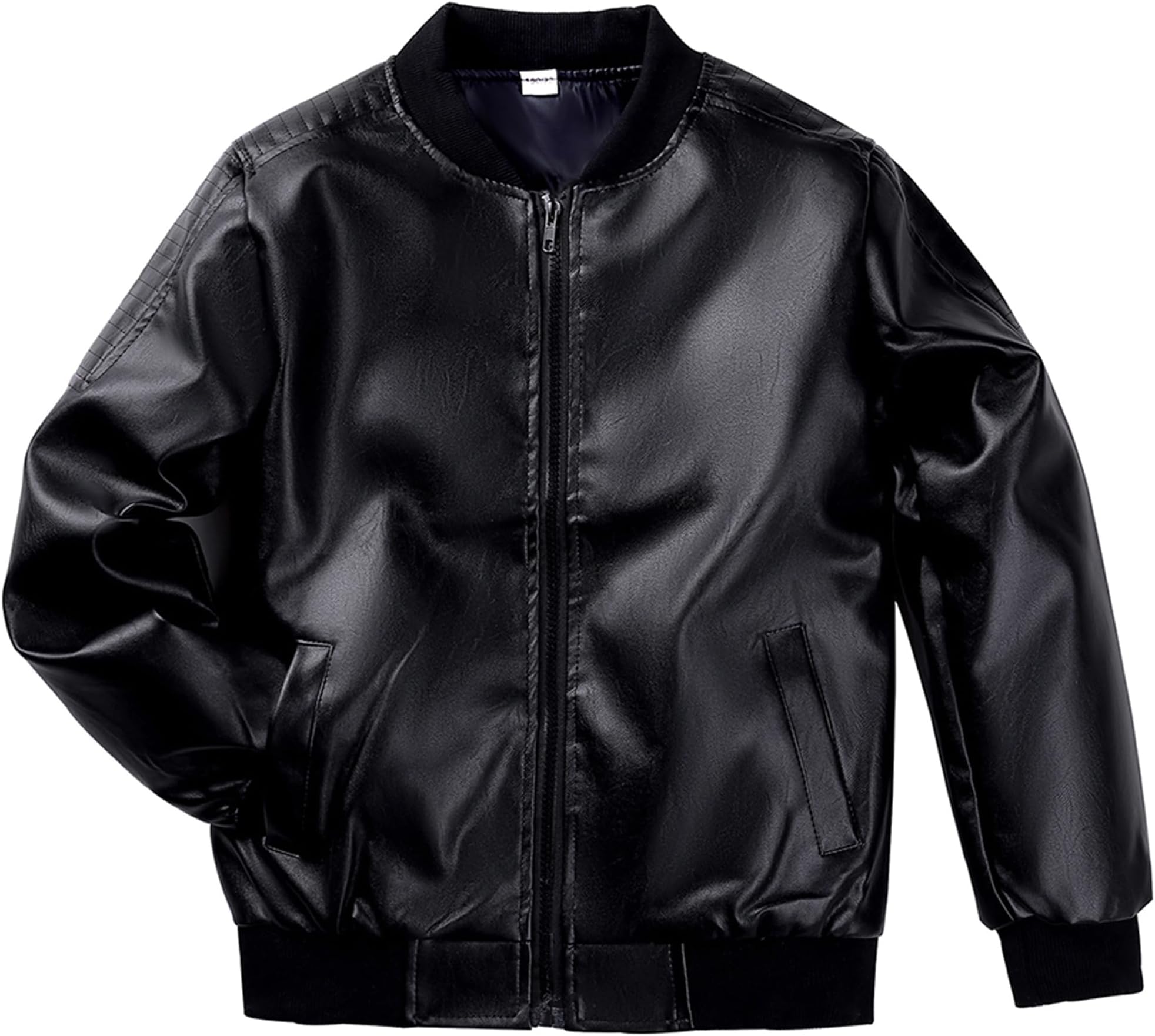 Boys Leather Jackets For Toddler Kids Faux Motorcycle PU Leather Coats Aged 2-12 yrs