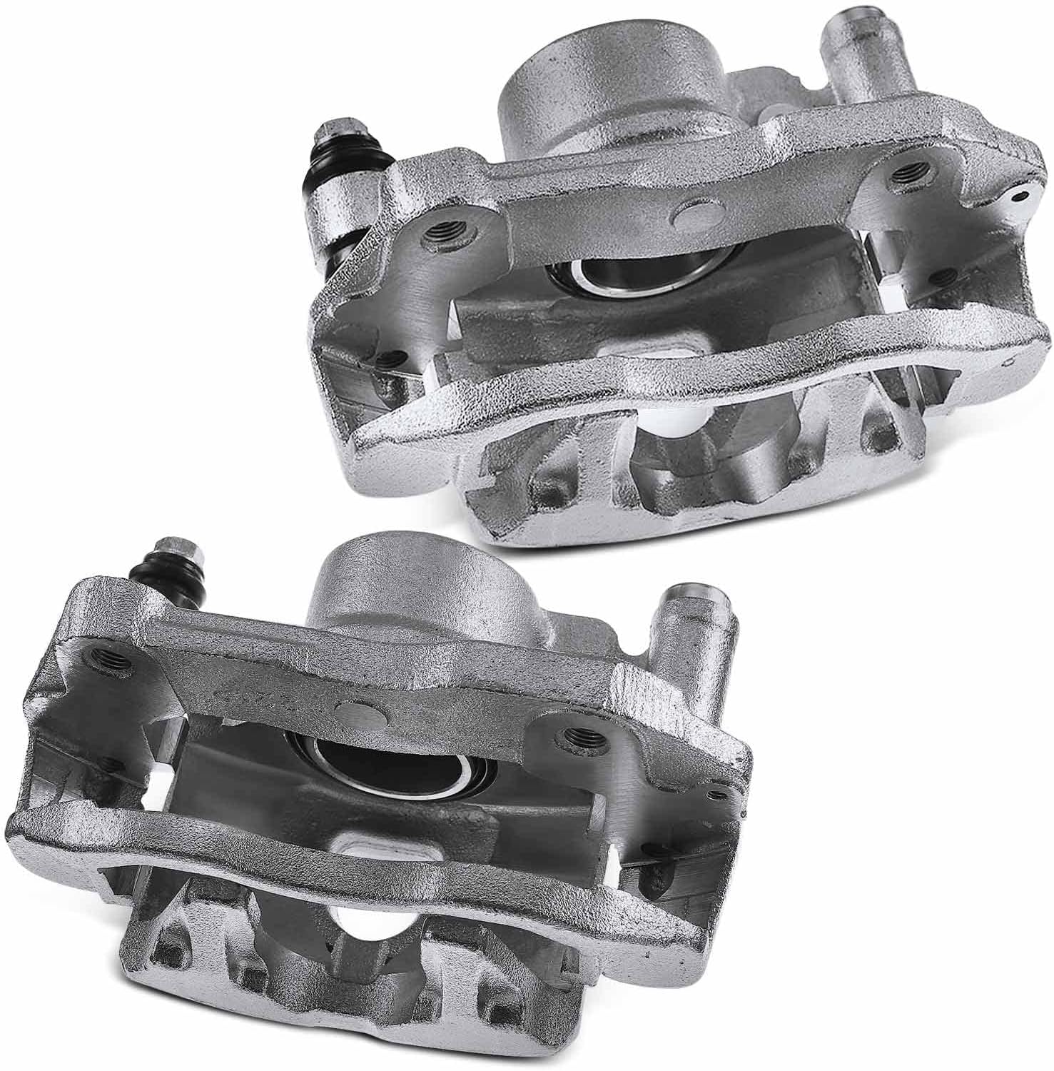A-Premium Disc Brake Caliper Assembly with Bracket Compatible with Select Dodge and Mitsubishi Models - Raider 1989, Ram 50/Mighty Max 1987-1991, Montero 1989-1991 - Front Driver and Passenger Side