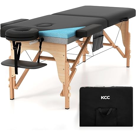 KCC Masseur's Memory Foam Massage Table