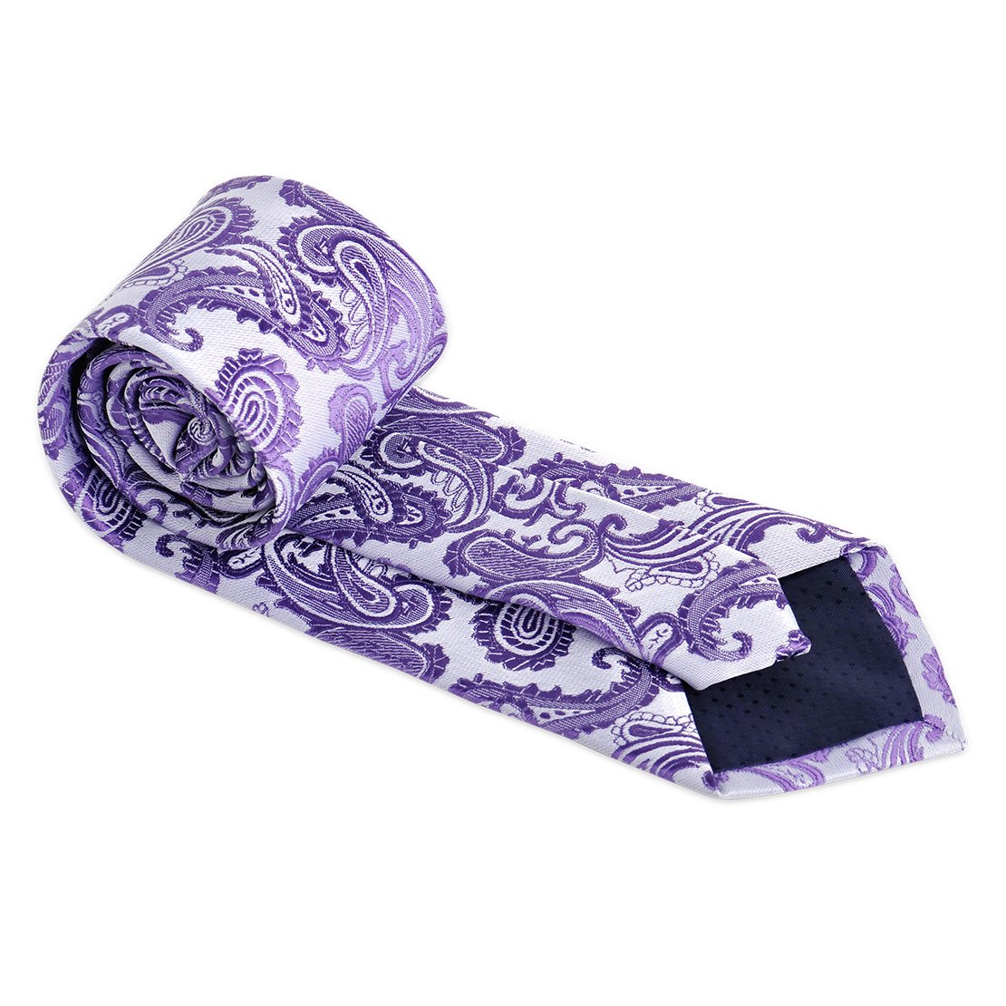 Hombres Paisley Corbata diseño de Rayas Jacquard Corbata Tejido Regalo Set 1