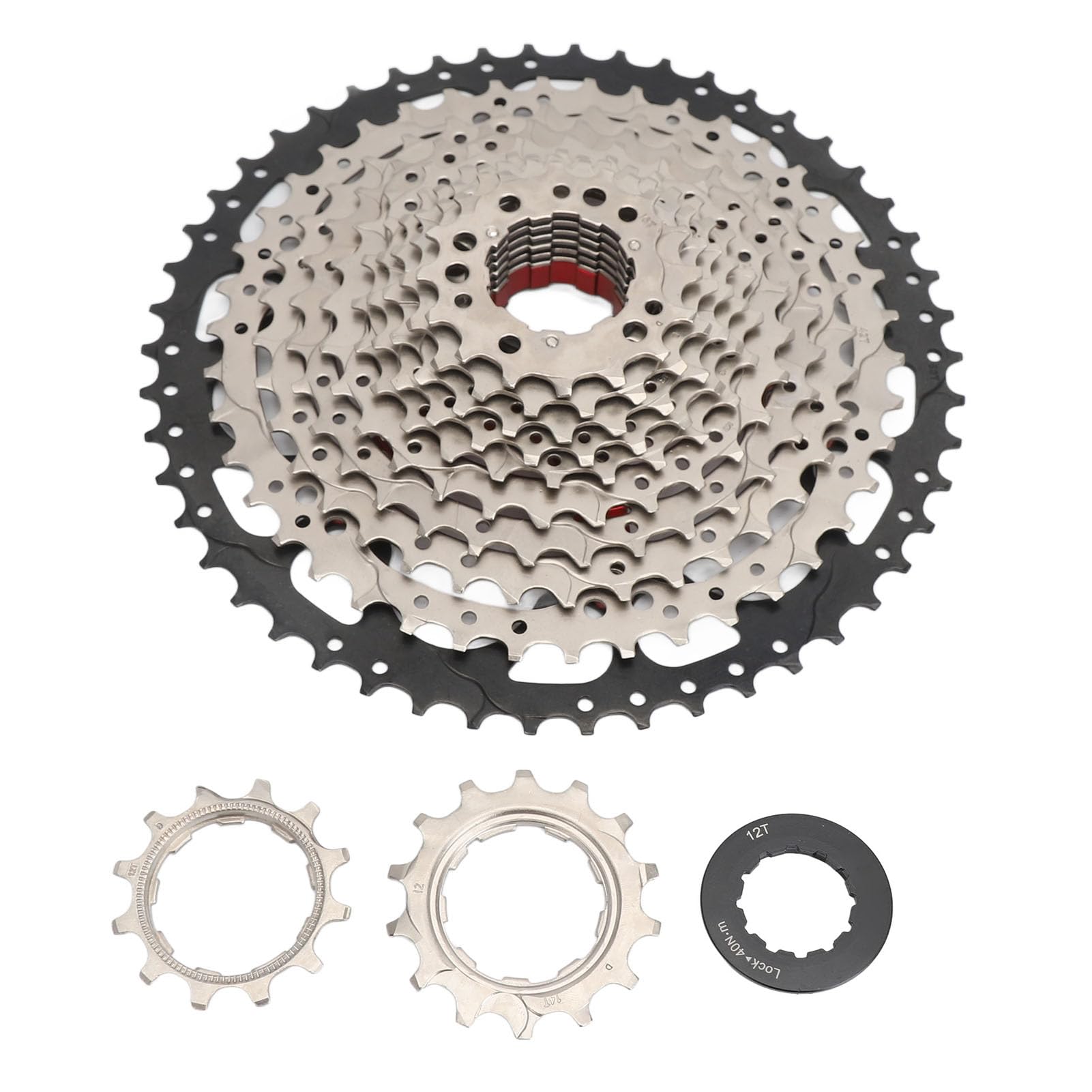 Cassette de vélo 12 vitesses faible bruit contre les déraillements - 8
