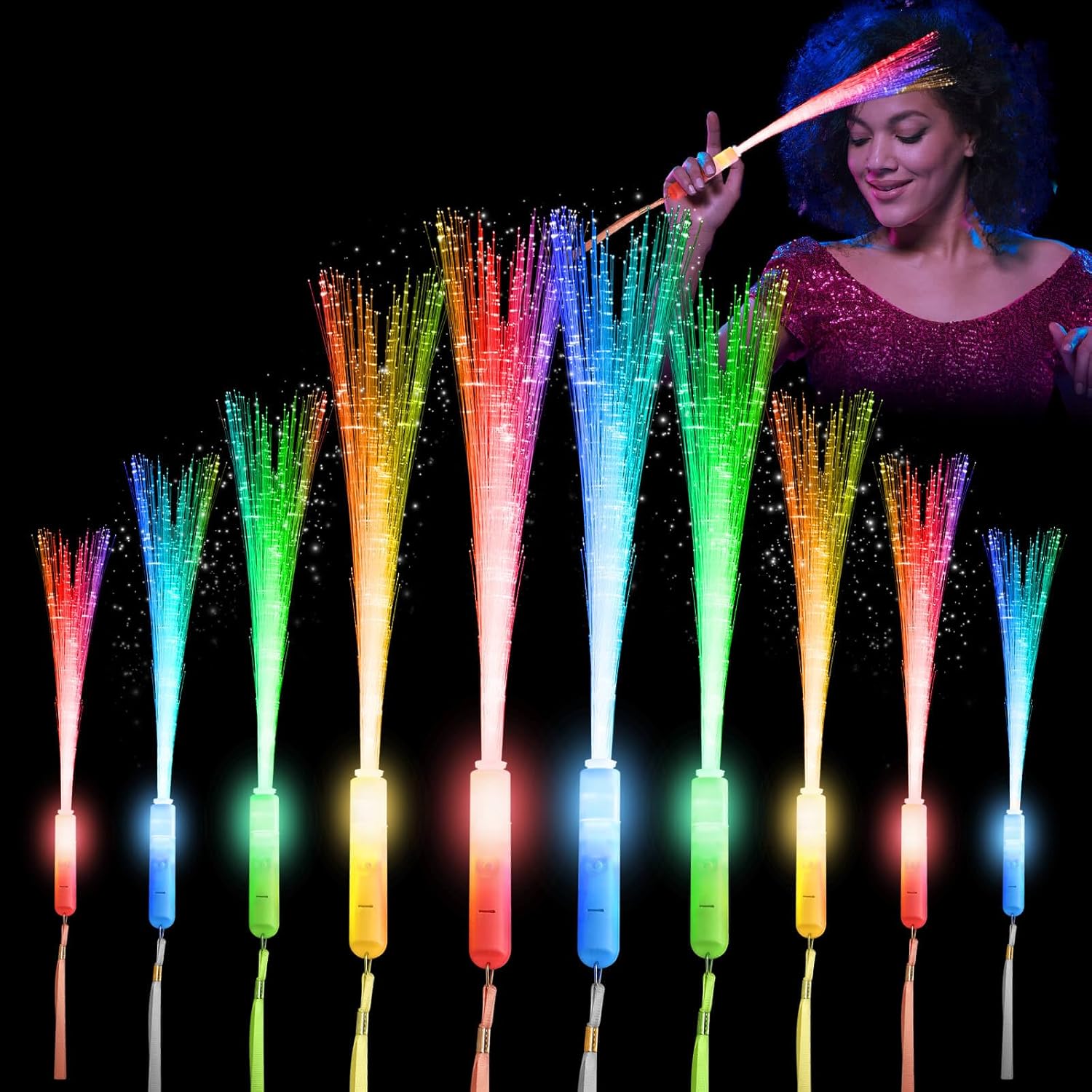 "Glow Fiber Optic Wands" - Image 2