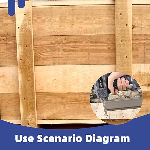 Miniatura 6 de Glarks Juego surtido de 4800 uñas brad galvanizadas de calibre 18, 4 tamaños, 58 pulgadas, 1 pulgada, 1-12 pulgadas, 2 pulgadas para pistola de