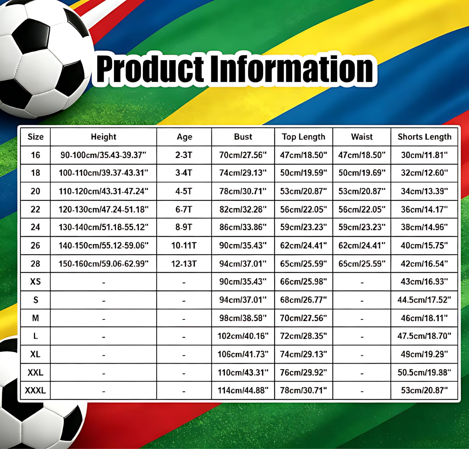 2026 Personalizada Equipacion Futbol Camiseta Fútbol Niño/Adulto con Nombre/Número, Set Completo 3 Piezas Camisetas y Shorts y Calcetines para Entrenamientos, Eventos de Equipo, Regalo de Aficionados — view 4
