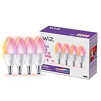WiZ Lampadina Smart WiFi Candela Smerigliata, 40W