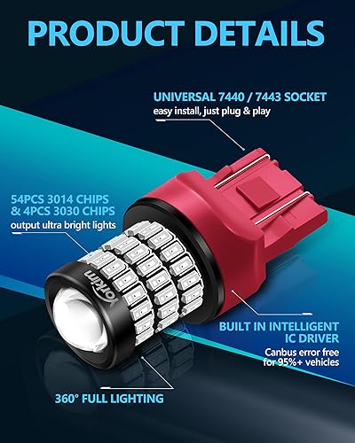 Miniatura 22 de Luz de freno., Blanco