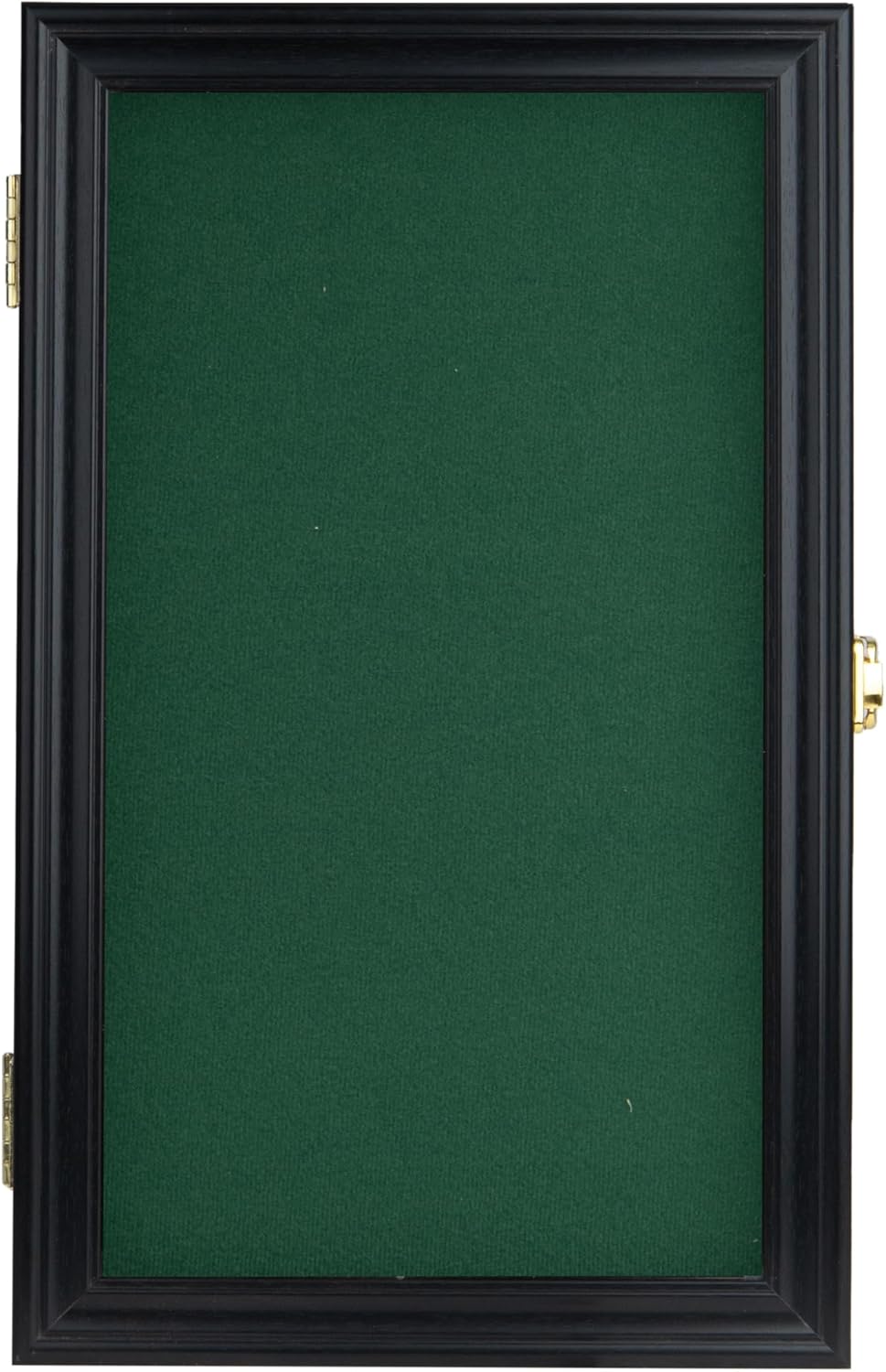 40 Golf Ball Marker Display Case Full Magnetic Backing 98% UV Acrylic Door Lockable Storage Box for Collectors (Black - Markers Display Frame)