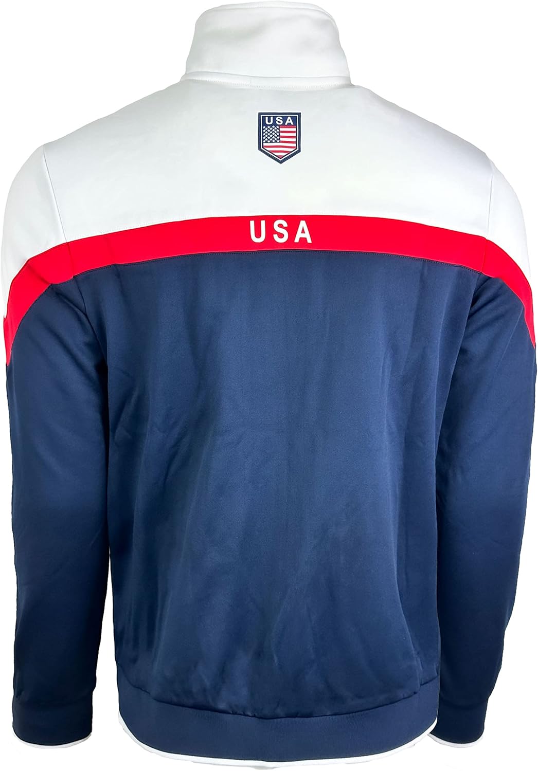 Boy's USA Track Jacket, Youth U.S Full Zip Sweater Jacket With Zipper Pockets - Image 5