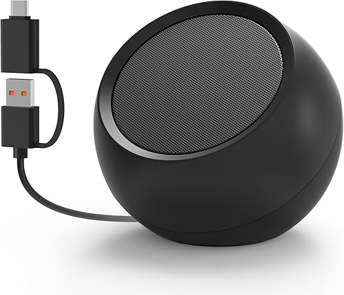 Actualizado Altavoces USB para computadora de escritorioPCportátil Pequeños altavoces externos Plug-n-Play con sonido cristalino, volumen fuerte, Actualizado Altavoces USB para computadora de escritorioPCportátil Pequeños altavoces externos Plug-n-Play con sonido cristalino, volumen fuerte,