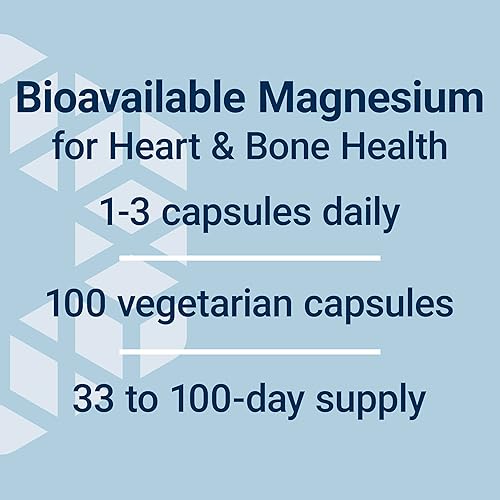 Vista 4 de Life Extension Citrato de magnesio 100 mg cápsulas vegetarianas, azul, 100