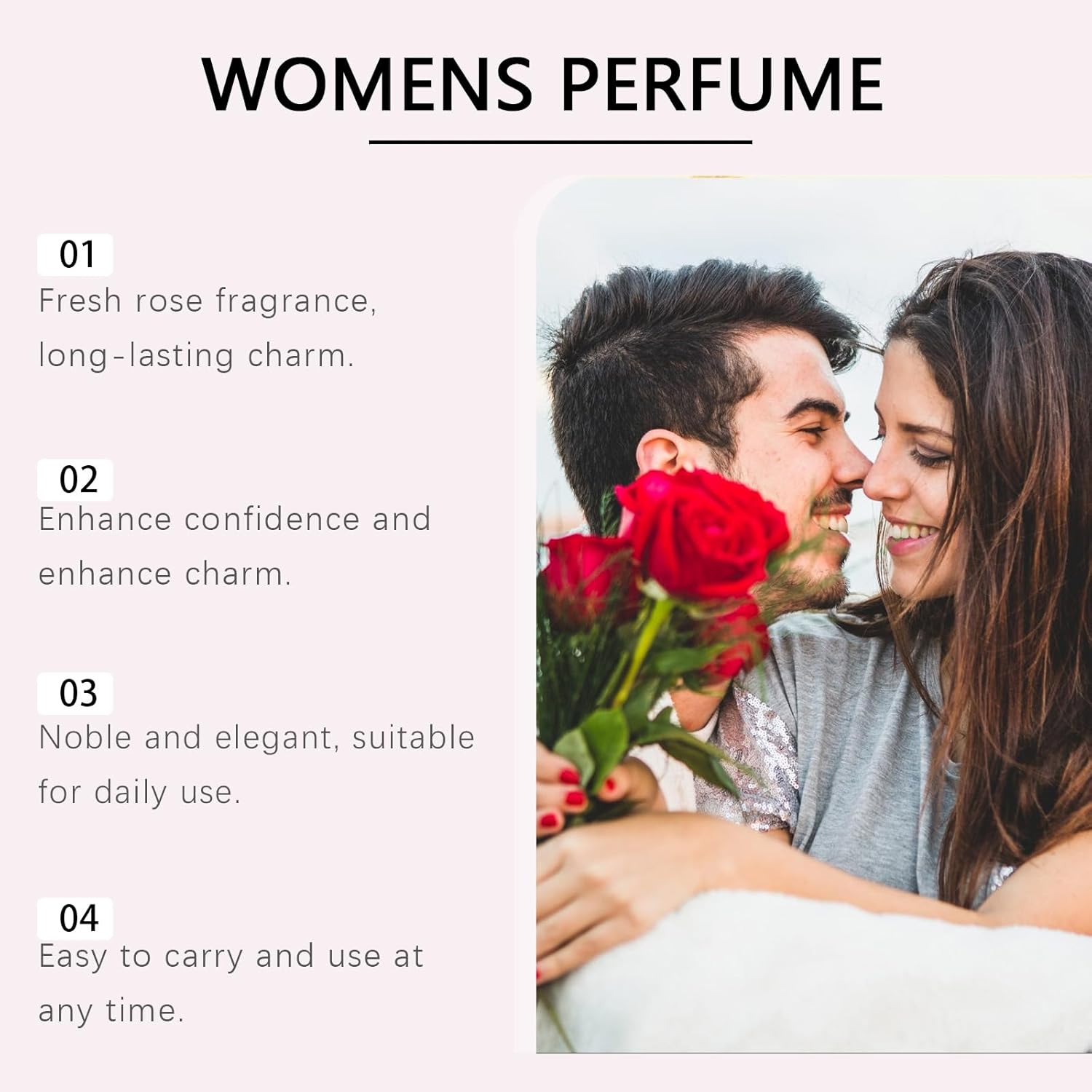 Women's charm perfume (rose flavor)