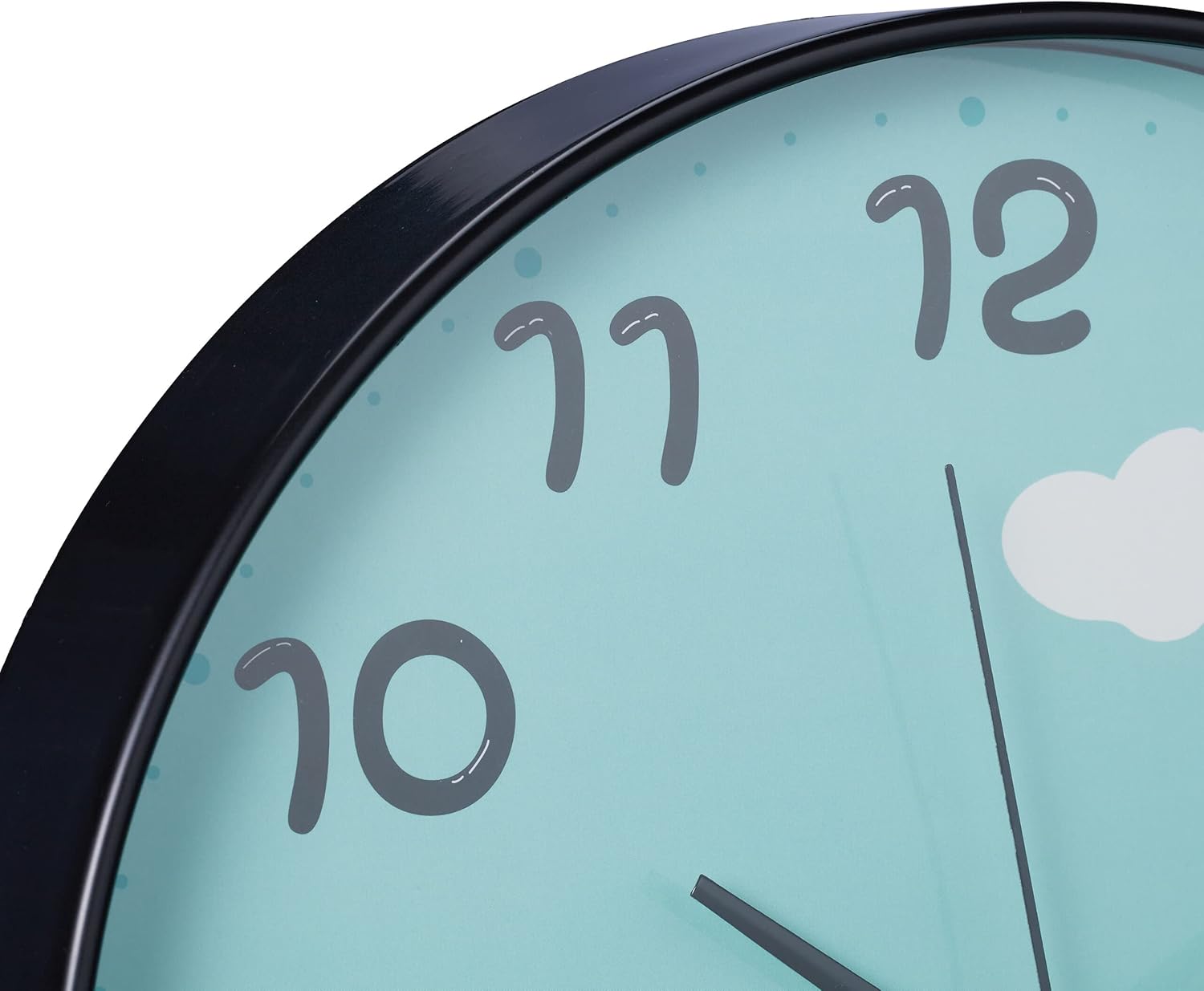 Relaxdays Blue Llama Wall Clock, 29.5 x 4.5 cm