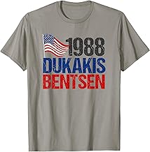 Epic Love Political Shop Dukakis Bentsen 1988 Retro Democrat Election T-Shirt