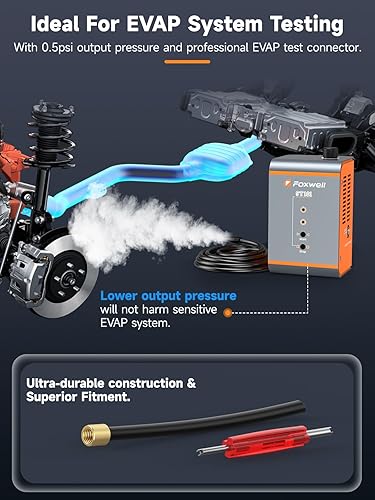 Miniatura 4 de FOXWELL ST101 - Detector de fugas de máquina de humo automotriz, emisión de vacío de combustible, escape de combustible, máquina de humo EVAP,