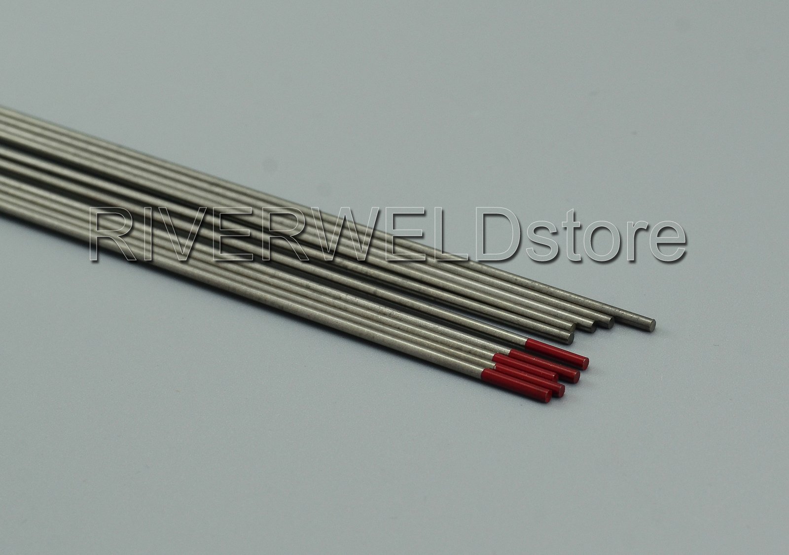 RIVERWELD 2% thoriated WT20 rosso saldatura TIG elettrodi tungsteno 1,6mm x 175mm 10pk