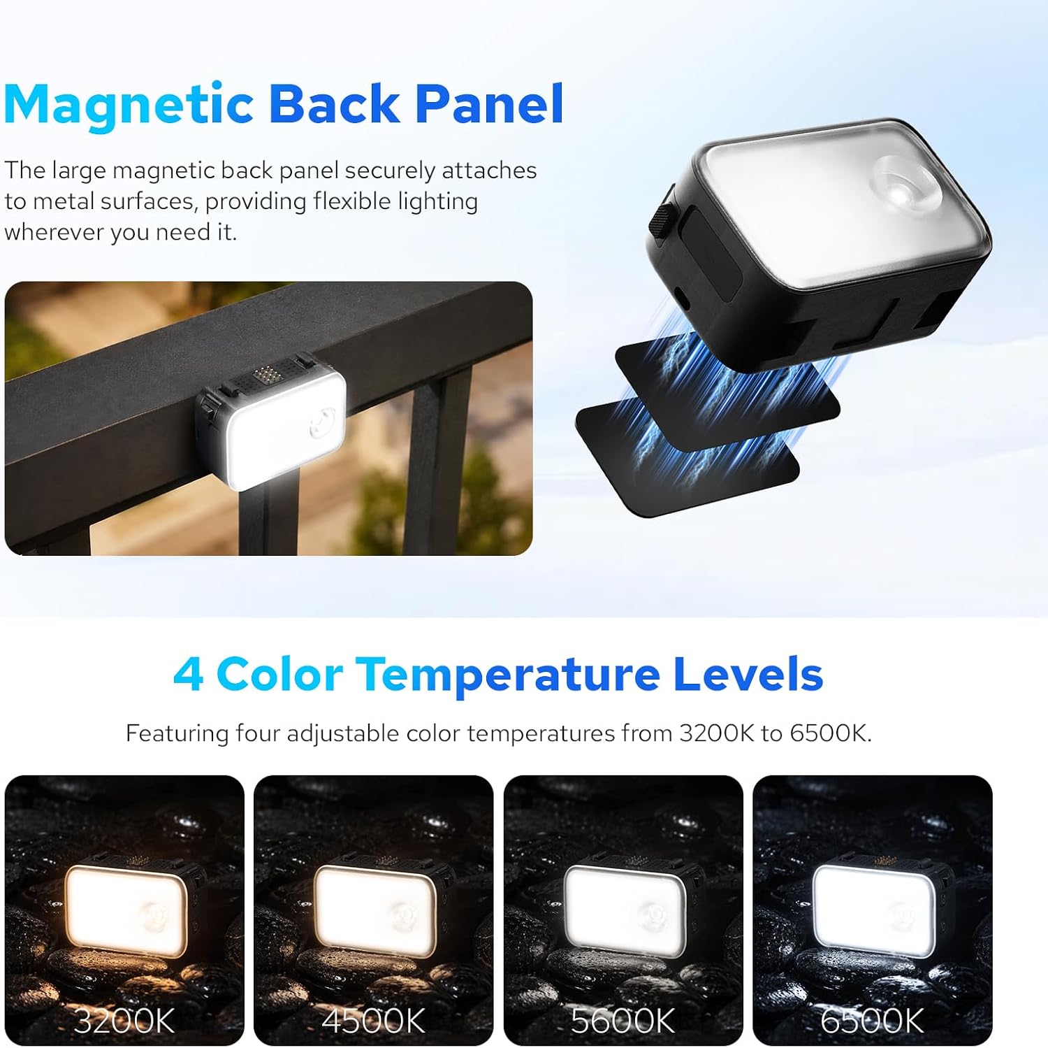 ZENIKO ZN Light Mini LED Action Camera Video Light for DJI Osmo Nano