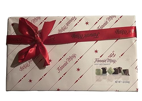 Miniatura 3 de Fannie May Paquete envuelto para regalo: 2 paquetes de Pixies de 1 libra, variaciones de menta Meltaways de 1 libra (festividad/Navidad/Día de San