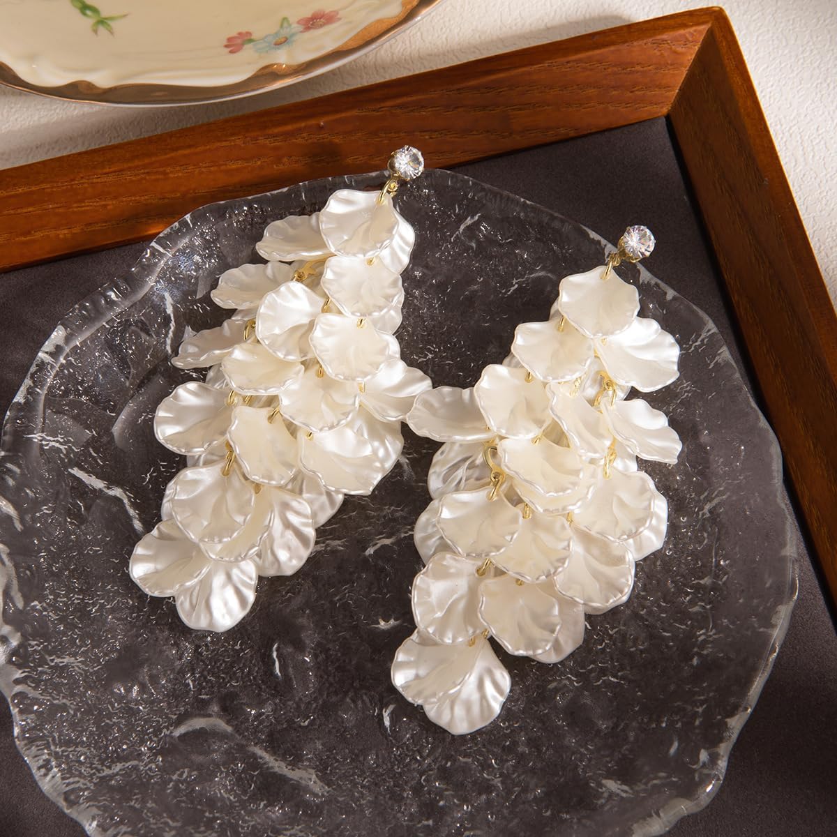 Tassel Shell Earrings for Women White Shell Statement Sea Summer Beach Lightweight Dangling Drop Earrings Dainty Fashion Ear Jewelry - Image 6