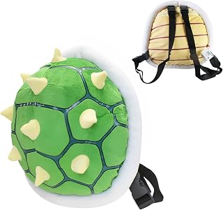 Turtle Shell Backpack Turtle Shell Costume Cartoon Plush Toy Small Backpack for Halloween Cosplay Costume Party