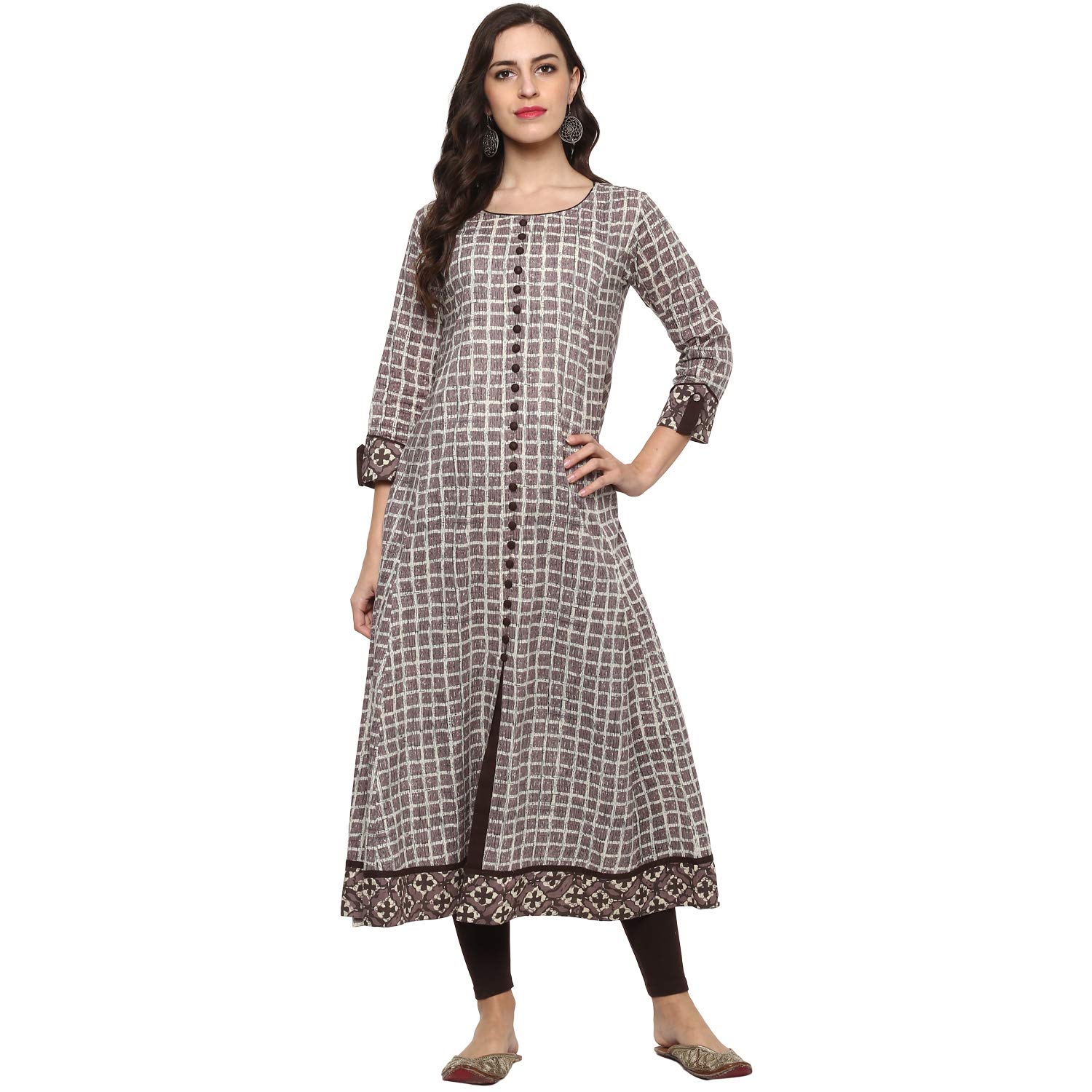 Indian Tunic Tops Womens Cotton Anarkali Kurta
