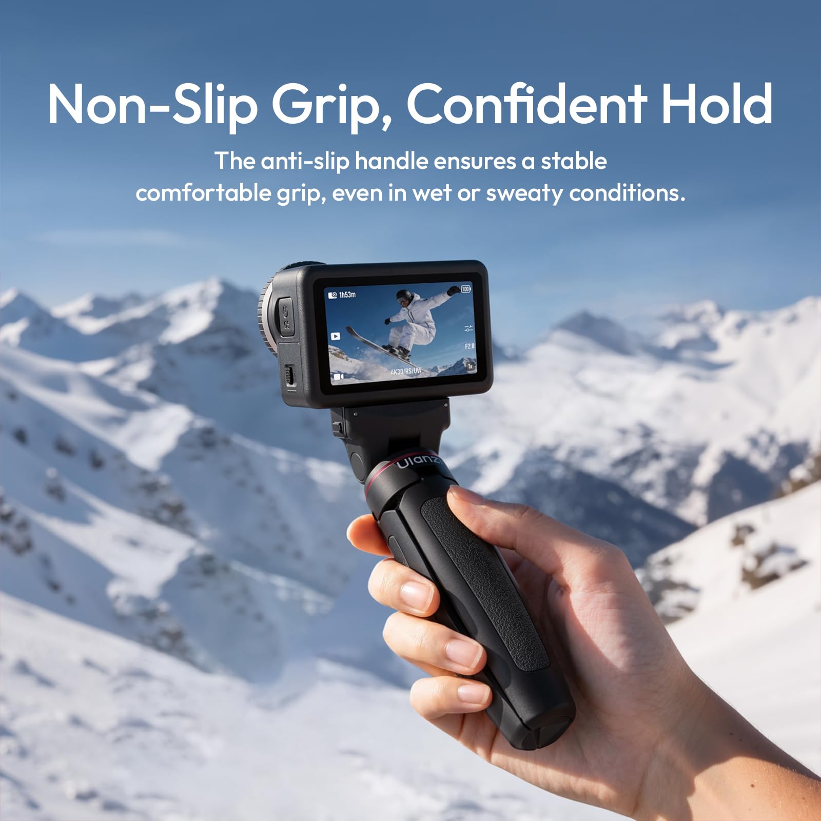 ULANZI MT99 - Treppiede per fotocamera DJI Osmo Action 5 Pro, Nano/Osmo Action 4, con chiusura in , supporto magnetico a sgancio rapido, mini treppiede