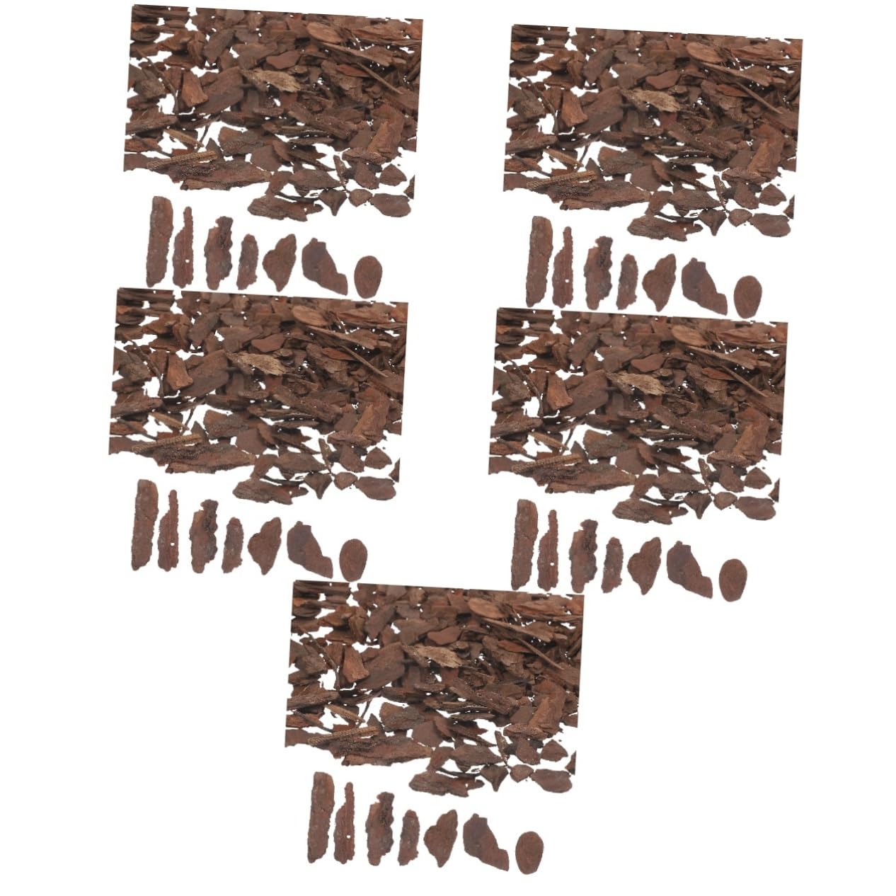 BESTonZON 5pezzi Miniature Nature Decor Di Materiali Corteccia Per Creazione Di Scene Realistiche Di Corteccia Naturale Per Modelli e Decorazioni Da Giardino Fai Da Te