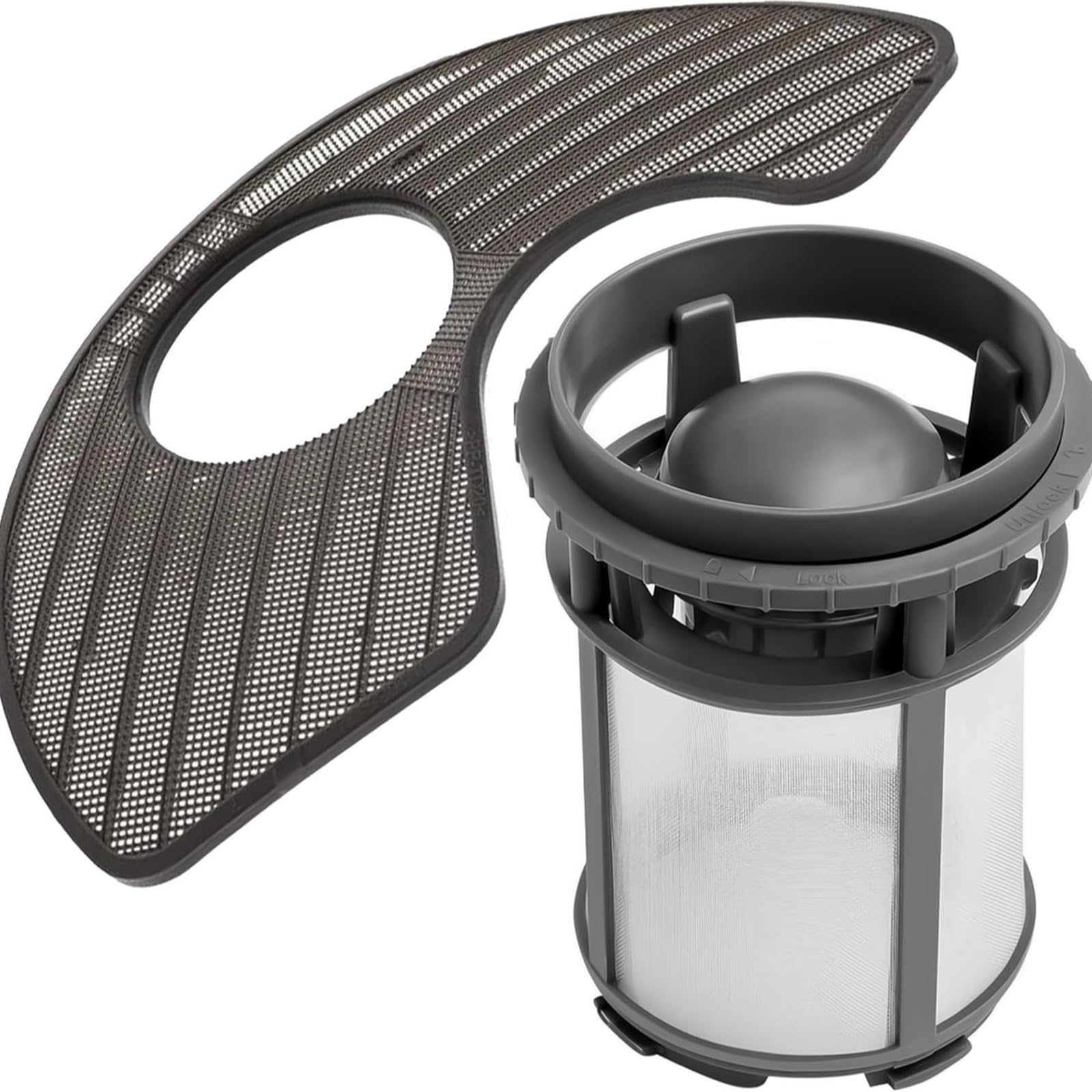 Kaeltsyn Advanced Two Stage Dishwasher Filter Combination Ensures Smooth Water and Cleaning Dishwasher Fine Net Screen