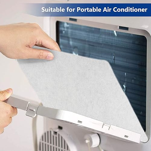 Miniatura 6 de Reemplazo de filtro de aire acondicionado de habitación, 24 x 15 x 1/4 pulgadas para unidad de aire acondicionado de ventana, filtros de CA de