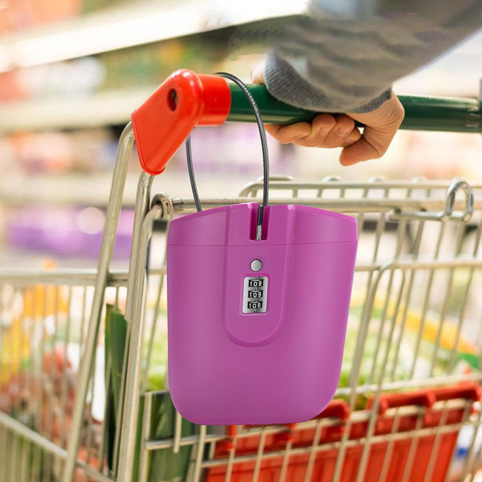Scatola con lucchetto da spiaggia, portatile, custodia di sicurezza per spiaggia, 2 l, grande capacità per viaggi, cassaforte da spiaggia, agente immobiliare, oggetti personali, cassaforte da viaggio