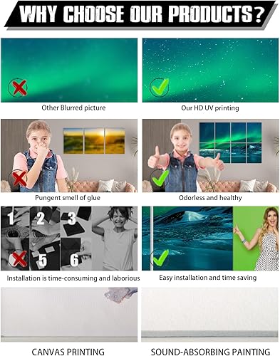 Miniatura 3 de Acoustic Panels Soundproof Wall Panels Sound Absorbing Wall Art Sound Proofing Panels for Walls, 8 Pack 12x16" Recording Studio Acoustical Treatments