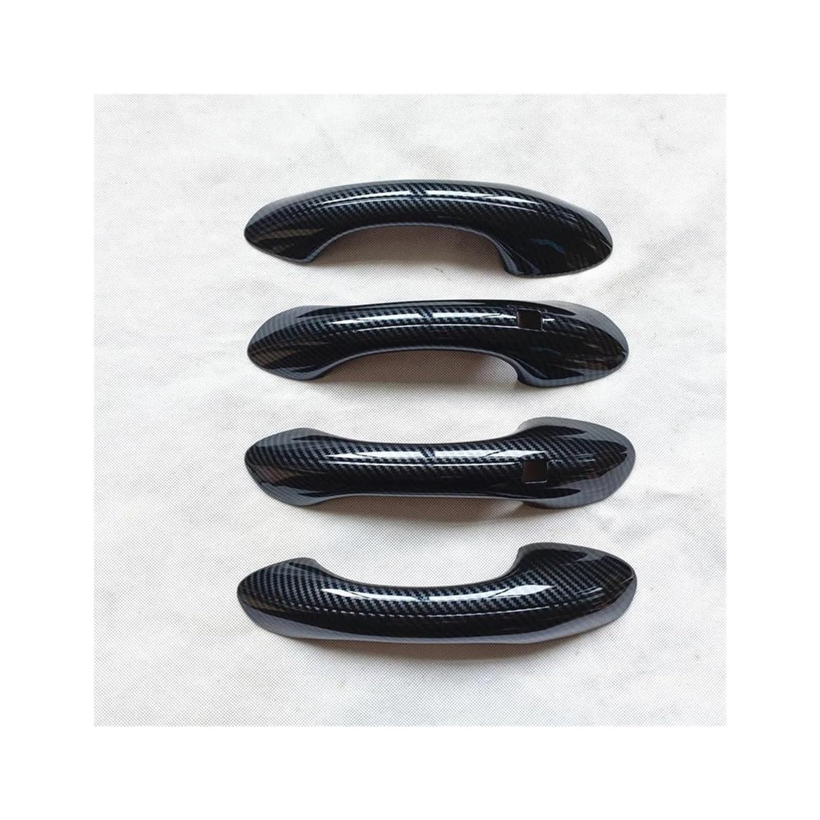 NVNZMFPPW Car Accessories for Hyundai for Santa Fe for Santafe TM 2019 2020 2021 2022 Door Handle Cover Trim Plastic Imitation Carbon Fiber