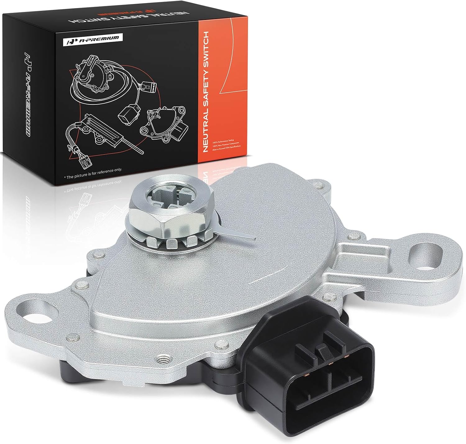 A-Premium Neutral Safety Switch Compatible with Saab 9-3 2003-2011, 9-3X 2010-2011, 9-5 2002-2009, 9 Pins