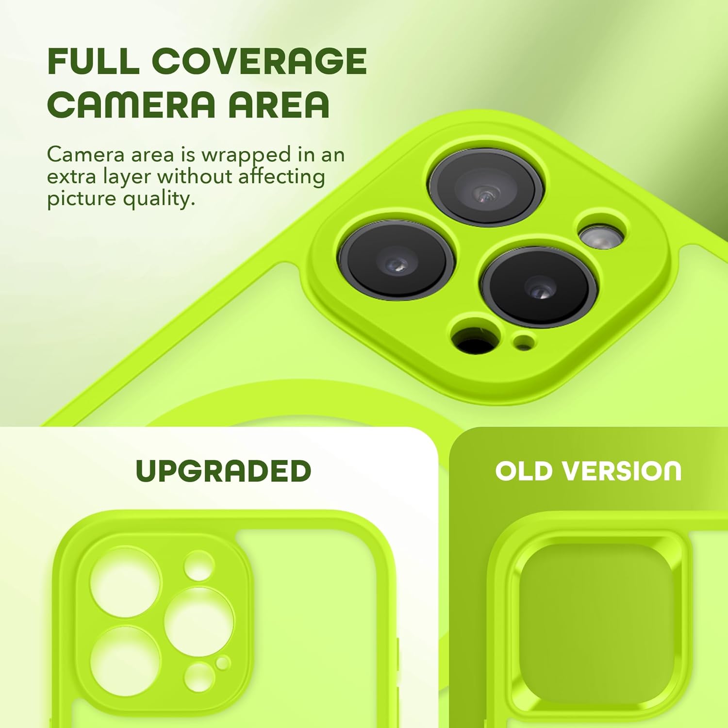 TIESZEN for iPhone 15 Pro Max Case, Compatible with MagSafe, Built-in Privacy Screen Protector and Camera Protection, Anti Spy Full Body Dustproof Shockproof Hard Phone Case 6.7", Matte Green